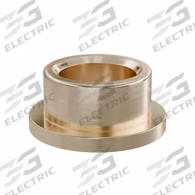 OILITE Flanged Sleeve Bearing: Bronze, SAE 841, 5/8 in Bore, 7/8 in OD, 1/2 in Lg - Lubricated General Purpose Metallic Flanged Sleeve Bearings