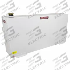 Transfer Tank: White, Square, 75 gal Capacity, Steel, 12 ga Thick, Powder-Coated (MPN 359-3-02). Key specifications — For Use With: Diesel Fuel; Brand: WEATHER GUARD.