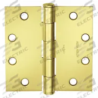 MCKINNEY Butt Hinge: Steel, Full Mortise, 1 7/16 in Leaf Wd (MPN 55317). Key specifications — Bearing Type: Plain; Material: Steel.