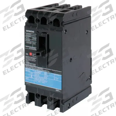 Siemens Molded Case Circuit Breaker: 45 A Amps, 10kA at 240V AC, Fixed, Load Side Lug - ED-Frame Siemens Molded Case Circuit Breakers