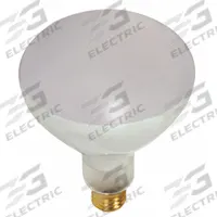 SATCO Incandescent Bulb: Incandescent, BR40, Medium Screw (E26), 500 W Watt, 2700K, Frosted, 130V AC (MPN S7007). Key specifications — Bulb Finish: Frosted; Color Temperature: 2700K; Shatter-Resistant: No; Brand: SATCO; Voltage: 130V AC; Bulb Shape: BR40.