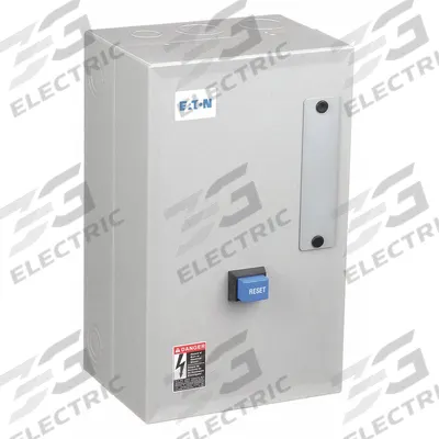 EATON NEMA Magnetic Motor Starter: Non-Reversing, 3 Poles, NEMA Size 1, 27 A - Enclosed Non-Reversing Starters with Electronic Overloads