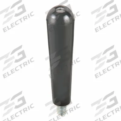 DAVIES Hand Knob: Tapered, Thermoset, 3/8"-16, 10 mm Thread Lg - Long Tapered Knobs with Threaded Stud
