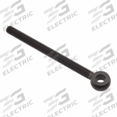 AMPG Fixed Rod End: Stainless Steel, Black Oxide, 5 in Hole Center-to-End Lg - Stainless Steel Male Threaded Fixed Rod Ends