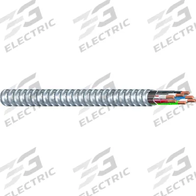 SOUTHWIRE Metal Clad Cable: 12 AWG, 6 Conductors, Copper, 1,000 ft, Aluminum, Std - Multi-Circuit Metal-Clad Cables