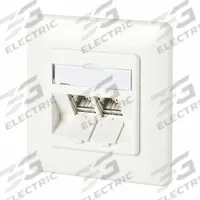 METZ CONNECT Wall Outlet: UP, GD-Zn (Zinc Die-Cast), IDC Connection x RJ45, 180° Mounting Angle (MPN 130B11D21002-E). Key specifications — Housing Material: GD-Zn (Zinc Die-Cast); Mounting Type: UP; Product Type: Wall Outlet; Connector Color: White; Connection Type: IDC Connection x RJ45.