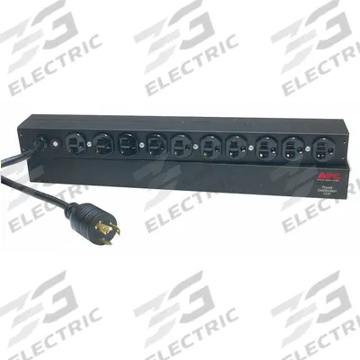 APC BY SCHNEIDER ELECTRIC Power Distribution Unit: 120V AC, 10 Outlets, NEMA 5-20R, Non-Metered - Standard Power Distribution Units