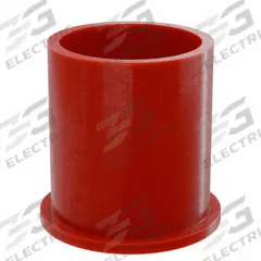 BUNTING BEARINGS Flanged Sleeve Bearing: PTFE, 1 1/2 in Bore, 1 3/4 in OD, 2 in Overall Lg, Red (MPN BJ4F242816). Key specifications — Brand: BUNTING BEARINGS; Color: Red.