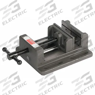 Dayton Machine Vise: 4 in Jaw Face Wd, 4 in Max Jaw Opening, 1 1/2 in Throat Dp - Standard Drill Press Vises