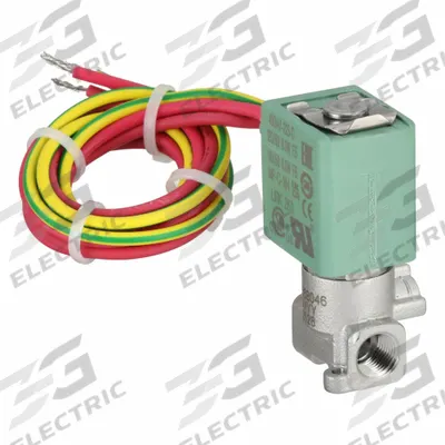 ASCO Solenoid Valve: 2-Way, Normally Closed, 1/8 in Pipe Size, 110V AC/120V AC - 2-Way/2-Position, Normally Closed Solenoid Valves