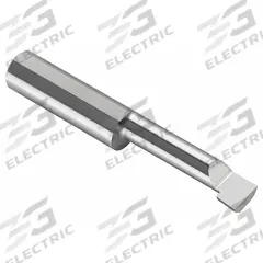 MICRO 100 Boring Bar: Boring, 3/8 in Shank Dia., Bright (Uncoated), 0.1730 in Center to Cutting Tip (MPN BBL-3601500)