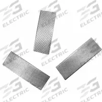 3M Conductive Electrical Tape: Strip, 1/2 in x 2 in, 5 mil Thick, 600 V Volt Rating, Silver, Acrylic (MPN 1267)