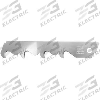 OLFA Snap-Off Blade: 4 1/2 in Blade Lg, 11/16 in Blade Wd, 0.03 in Blade Thick - Straight-Edge Hook-Tip Replacement Snap-Off Blades