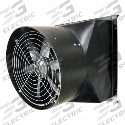 CANARM Exhaust Fan: Direct Drive, 24 in Blade, 1/3 hp, Totally Enclosed Air Over - Direct-Drive Cylinder Exhaust Fans