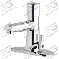 CHICAGO FAUCETS Straight Spout Bathroom Faucet: 3502, Single-Post, Cast Brass, 0.5 gpm Flow Rate (MPN 3502-4E2805ABCP). Key specifications — Brand: CHICAGO FAUCETS; Series: 3502; Includes: Hot Water Adjustment Limit Stop.