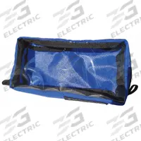 COAXSHER Organization Pouch: Red, 10 in Overall Lg, 2 1/2 in Overall Wd, 5 in Overall Ht (MPN AS410-R). Key specifications — Color: Red.