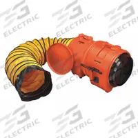 ALLEGRO Confined Space Blower: 12 V DC, 16 in Duct Dia, 1/2 hp Horsepower, Orange, 39 A Current (MPN 9556-25). Key specifications — Brand: ALLEGRO; Includes: 15 ft (4.57 m) Power Cord; Operating Voltage: 12 V DC with Vehicle Battery Hookups.