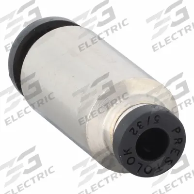 PARKER Push-Fit Union Fitting: 1/4 in OD x 5/32 in OD Size, Push-to-Connect x Push-to-Connect - Nickel-Plated Brass Tube Fittings