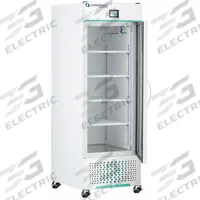 COREPOINT SCIENTIFIC Medical and Lab Refrigerator: 23 cu ft, Upright, 1°C to 10°C, Swing Glass (MPN NSWDR231WWG/0). Key specifications — Door Opening Style: Right; Color: White; Alarm Type: Temperature; Manufacturer Part Number: NSWDR231WWG/0; Brand: COREPOINT SCIENTIFIC; Product Type: Medical and Lab Refrigerator; Door Type: Swing Glass; Refrigerant Type: R-290.