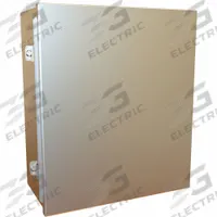 HAMMOND Electrical Enclosure: Stainless Steel, 14 in x 12 in x 6 in, NEMA 12/13/3R/4/4X, w/Panel (MPN 1414N4SSM6). Key specifications — Brand: HAMMOND; Closure Method: Clamps; Enclosure Material: Stainless Steel; Includes Inner Panel: with Inner Panel Included.
