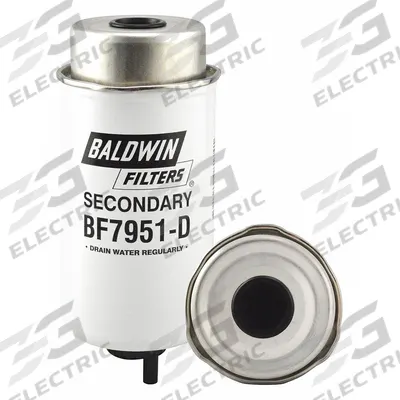 BALDWIN FILTERS Fuel Filter: Cartridge, 7 3/8 in Overall Lg, 3 1/2 in Outside Dia - Can-Type Fuel/Water Separators