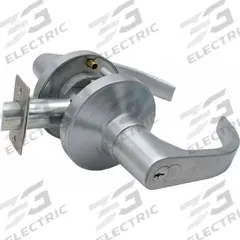 PDQ Door Lockset: Storeroom Lever Locksets, Chrome, ADA Compliant, SFIC (MPN GT115BSN626234ASASFL). Key specifications — Ligature Resistance: Not Ligature-Resistant; Brand: PDQ; Lockset Function ANSI Code: F86; Visual Indicator Message: No Message; Lockset Style: Boston; ADA Compliant: Yes; Finish: Satin Chromium-Plated : Zinc.