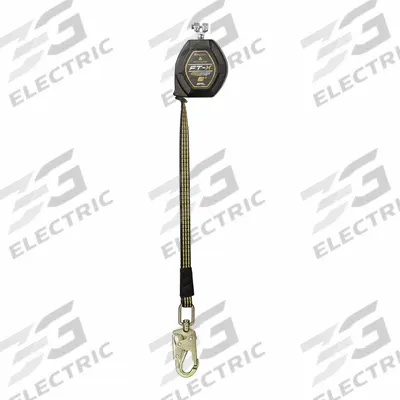 FALLTECH Replacement Leg: Swivel Snap Hook Anchor, 420 lb Capacity, 8 ft Overall Lg - Replacement Parts for SRLs