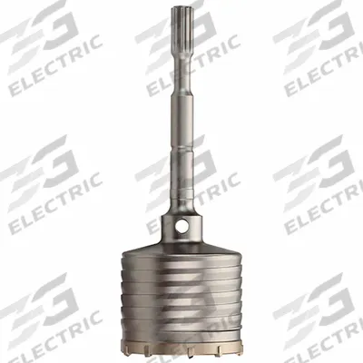 MILWAUKEE Spline Core Bit: Spline Shank, 4 in Core Dia, 3 in Core Body Lg - One-Piece Spline-Shank Core Bits