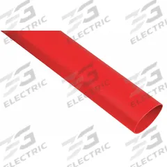 3M Heat Shrink Tubing: 0.8 in I.D. Before Shrinking, 0.2 in I.D. After Shrinking, 4 ft Lg, 20 PK (MPN HDT-0800-48A-RED). Key specifications — Color: Black; Brand: 3M.