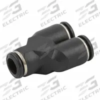 AIGNEP Push-Fit Wye Fitting: 6 mm OD x 4 mm OD x 4 mm OD Size, Fiberglass-Reinforced Nylon (MPN 55310-6-4). Key specifications — Brand: AIGNEP.