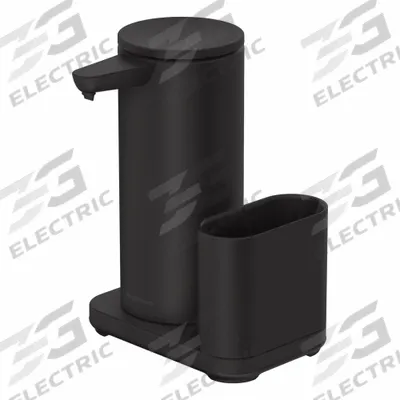 SIMPLEHUMAN Toiletry Dispenser: 7 3/4 in Ht, 5 5/8 in Wd, 5 3/8 in Dp - Wall-Mount Dispensers