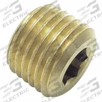 LEGRIS Plug: Cored Plug, C36000 Brass, 1/2 in, NPT Threaded, 3,626 psi, 1/2 in Lg (MPN 0205 22 00). Key specifications — Maximum Operating Pressure: 3,626 psi.
