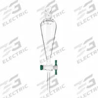 APPROVED VENDOR Separatory Funnel: Borosilicate Glass, 1 L, 23 mm, 75 mm Stem Lg, Colorless (MPN CG-1742-06). Key specifications — Product Type: Separatory Funnel; Body Color: Colorless; Brand: APPROVED VENDOR.