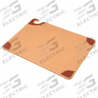 SAN JAMAR Cutting Board: 20 in Overall Lg, 15 in Overall Wd, Brown, Co-Polymer, NSF Certified (MPN CBG152012BR). Key specifications — Color: Brown; Brand: SAN JAMAR; Material: Co-Polymer; NSF Certified: Yes.