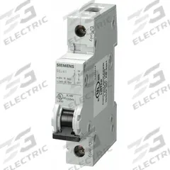 SIEMENS IEC Miniature Circuit Breaker: 60 A Amps, 60V DC, 10kA at 240V AC, Screw Clamp, 5SJ4, AC/DC (MPN 5SJ41608HG40). Key specifications — Brand: SIEMENS; DC Voltage Rating: 60V DC; Max. AIR Rating: 10kA at 240V AC; Terminal Connection: Screw Clamp; AC Voltage Rating: 240V AC.
