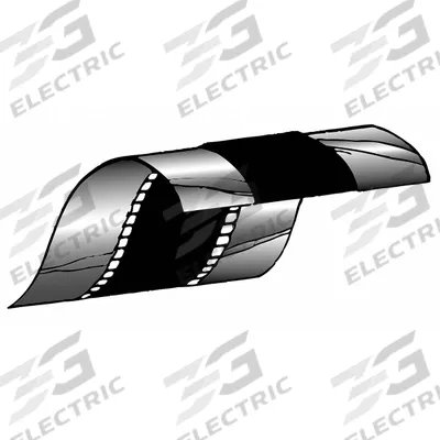 DUCTMATE Flexible Duct Connector: Hypalon, Power Lock, Steel, 50 ft Lg - Vibration Dampening Duct Connector Rolls