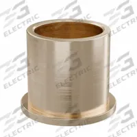 Flanged Sleeve Bearing: Bronze, SAE 841, 18 mm Bore, 22 mm OD, 22 mm Lg, -35°F to 300°F, 5 PK (MPN FFM1822-22B). Key specifications — System of Measurement: Metric; Material Grade: SAE 841; Flange Type: Flanged; Brand: OILITE.