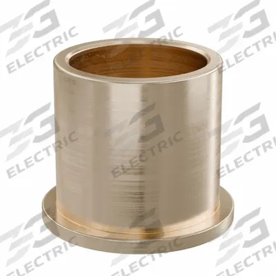 OILITE Flanged Sleeve Bearing: Bronze, SAE 841, 18 mm Bore, 22 mm OD, 22 mm Lg - Lubricated General Purpose Metallic Flanged Sleeve Bearings