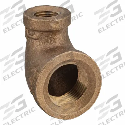 APPROVED VENDOR Metal Pipe Elbow: Elbow, 3/8 in x 1/8 in - Threaded Low-Pressure Pipe Fittings for Potable Water