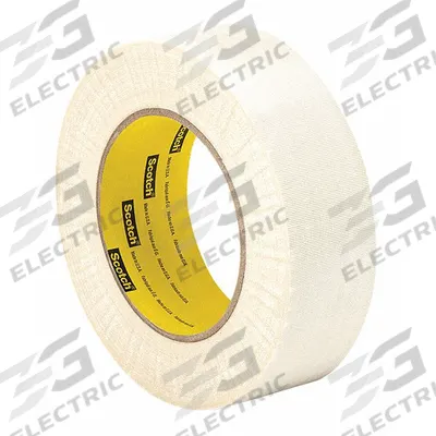3M Electrical Tape: 2 in Wd, 36 yd Lg, 7 mil Thick, Fiberglass Cloth, Silicone - Abrasion-Resistant Electrical Tape