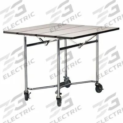 LAKESIDE Room Service Table Cart: 30 in Overall Ht, 36 in Overall Wd, Square, 36 in Overall Lg - Room Service Tables