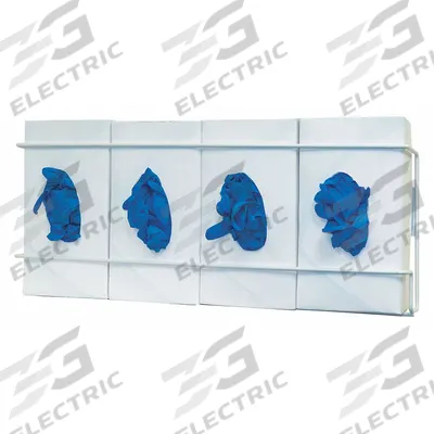 BOWMAN DISPENSERS Glove Dispenser: Steel Wire, 21 5/8 in Overall Wd, 8 1/8 in Overall Ht - General Purpose Wall-Mount Boxed Glove Dispensers