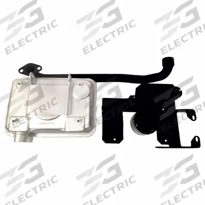 KOHLER Side Mount Muffler Kit: Compatible Mfr No. 730/740/750/CH25/LH640-755 - Kohler Engine Parts