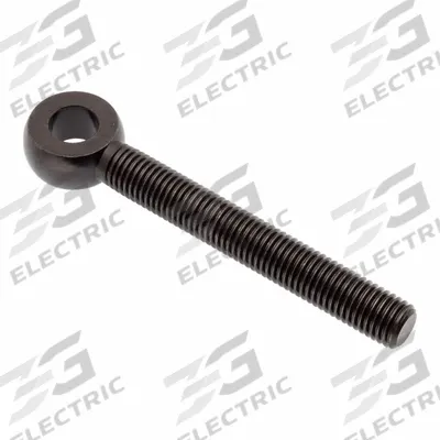 AMPG Fixed Rod End: Stainless Steel, Black Oxide, 6 in Hole Center-to-End Lg - Stainless Steel Male Threaded Fixed Rod Ends