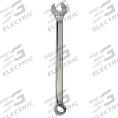 ABILITY ONE Combination Wrench: Alloy Steel, Chrome, 16 mm Head Size, 9 1/4 in Overall Lg - Metric 12-Point Combination Wrenches