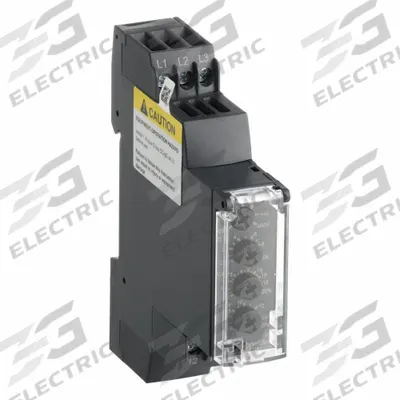 SCHNEIDER Phase Monitor Relay: DIN-Rail Mounted, 5 A Current Rating - DIN-Rail Mounted Relays