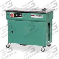 SIGNODE Tabletop Strapping Machine: 33 1/2 in Overall Lg, 22 in Overall Wd, 37 1/2 in Overall Ht (MPN 500998). Key specifications — Manufacturer Part Number: 500998; Brand: SIGNODE.