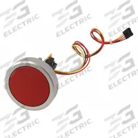 HUBBELL GAI-TRONICS Round Push-Button Kit: Plastic, Repl Kits, Mounting Nut/Mounting Ring/Tie Wrap (MPN 12520-009). Key specifications — Compatible with Series: 393; Manufacturer Part Number: 12520-009; Product Type: Push-Button Assembly Replacement Kit; For Use With: Telephones; Includes: Tie Wrap; Brand: HUBBELL GAI-TRONICS; Color: Red; Material: Plastic.