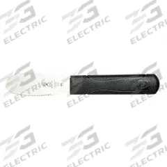 MERCER CUTLERY Spreader: 8 1/2 in Overall Lg, Stainless Steel Blade, Polypropylene Handle, Black (MPN M18780). Key specifications — Brand: MERCER CUTLERY; Blade Material: Stainless Steel; Edge Style: Serrated; Handle Material: Polypropylene; NSF Certified: Yes; Handle Color: Black.