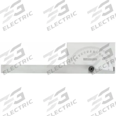 WESTWARD Manual-Reading Protractor: 6 in Blade Lg, 1 Degree Graduations - Manual-Reading Protractors